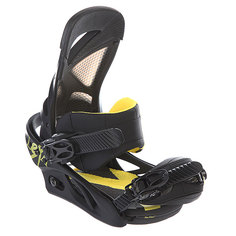 Крепления для сноуборда женские Burton Lexa Black/Yellow