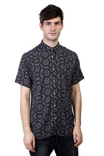 Рубашка Quiksilver Furness Burgundy/Black/Blue