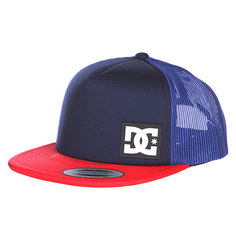 Бейсболка DC Blanderson Hats Indigo/Red