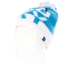 Шапка с помпоном женская Roxy Fjord Beanie Hawaian Ocean