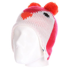 Шапка ушанка детская Roxy Lima Beanie Azalea