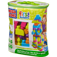 Конструктор в сумке, 60 деталей, MEGA BLOKS First Builders