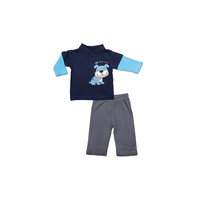 Комплект: футболка-поло и штанишки для мальчика Bon Bebe