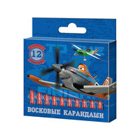 Восковые карандаши "Самолеты" 12 шт Росмэн