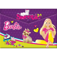 Папка-конверт А4 "Barbie" с застежкой Академия групп