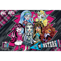 Подкладка на стол А3 "Monster High" для лепки и рисования Академия групп