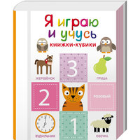 Книжки-кубики "Я играю и учусь" Росмэн