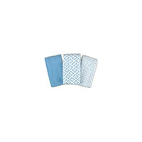 Набор пеленок  Summer Infant,  3 шт, синий с орнаментом