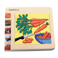 Многослойный пазл "Морковка", 30 деталей, Beleduc