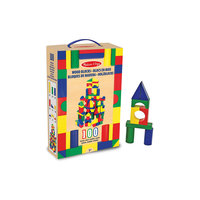 Деревянный конструктор, 100 дет., Melissa &amp; Doug