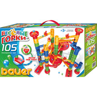Конструктор Весёлые горки 105 деталей, Bauer