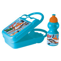 Контейнер для бутербродов с бутылкой, Самолеты Новый Диск