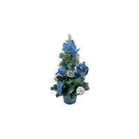Елка декоративная с синими украшениями, 40 см Tukzar