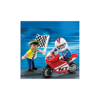 PLAYMOBIL 4780 Дополнение: Мальчики с гоночным мотоциклом Playmobil®