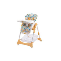 Стульчик для кормления William Light,  Happy Baby, жёлтый.