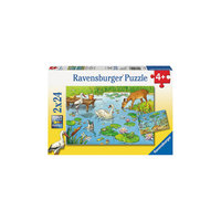 Набор пазлов «На пруду» 2х24 деталей, Ravensburger
