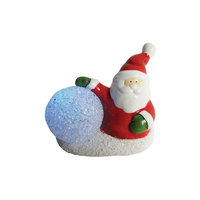 Сувенир керамический "Дед Мороз" с LED подсветкой Волшебная Страна