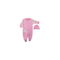 Hudson Baby Комплект Комбинезон с длинным рукавом и шапочка "Зайка" для девочки