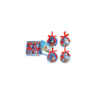 Набор елочных шаров "Дед Мороз в лесу", 4 шт, TUKZAR