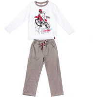 Комплект: футболка с длинным рукавом и брюки для мальчика PlayToday