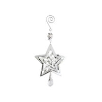Металлическая подвеска "Звезда" (11х9х1 см, цвет серебро), Волшебная страна