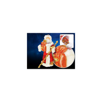 Декоративная кукла "Дед Мороз", 21х55 см красный, TUKZAR