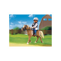 PLAYMOBIL 5109 Конный клуб: Лошадь Хафлингер со стойлом Playmobil®