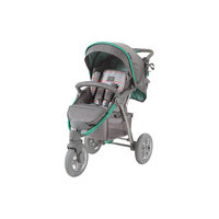 Прогулочная коляска Neon Sport, Happy Baby, серый/зеленый