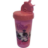 Розовый стакан с крышкой 285 мл, Littlest Pet Shop -