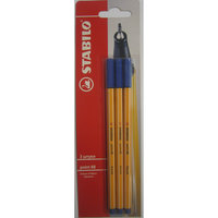 STABILO Tropicana Ручка синяя, 3шт.