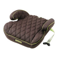 Автокресло-бустер Booster Rider, 15-36 кг., Happy Baby, коричневый