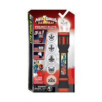 Фонарик-проектор 3 в 1 (Фонарь-Лампа-Проектор), Power Rangers