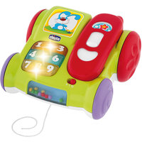 Музыкальная игрушка "Телефон с колесиками", Chicco