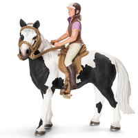 Набор для верховой езды с наездницей (без лошади), Schleich