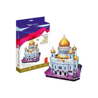 Пазл 3D "Храм Христа Спасителя", 127 деталей, CubicFun