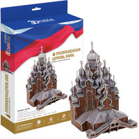 Пазл 3D "Преображенская церковь, Кижи (Россия)", 125 деталей, CubicFun