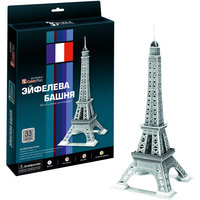 Пазл 3D "Эйфелева Башня 2 (Париж)", 33 детали, CubicFun