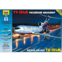 Сборная модель самолета "Российский авиалайнерТу-154М", Звезда