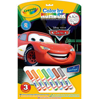 Раскраска по номерам "Тачки", Crayola