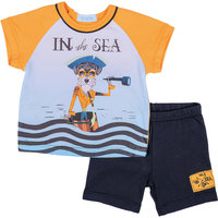 Комплект: футболка и шорты для мальчика Бимоша