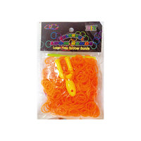 Набор для плетения браслетов из резиночек Loom Bands, оранжевый