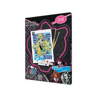 Роспись по холсту "Лагуна" 18х24 см, Monster High