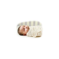 Конверт для пеленания на липучке, SWADDLEME® ORGANIC, р-р S/M, кролики бежевый Summer Infant