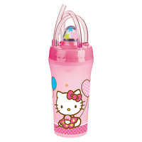 Стакан с крышкой и соломинкой (300 мл), Hello Kitty Новый Диск