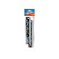Линейка 15 см "Hot Wheels" 2 шт Академия групп