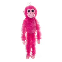 Мягкая игрушка "Шимпанзе малиновый", 50 см., AURORA