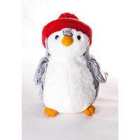 Мягкая игрушка "Пингвин в красной шапке", 30 см., AURORA