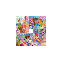 Пазлы Winx Club, 8*12*15*20 деталей, Castorland