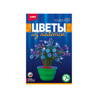 Цветы из пайеток "Синие васильки", LORI