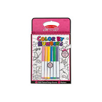 Набор "Раскрась по цифрам" (розовый), Melissa &amp; Doug